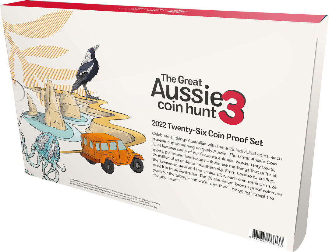 THE GREAT AUSSIE COIN HUNT 3 - TWENTY-SIX COIN PROOF SET 2022