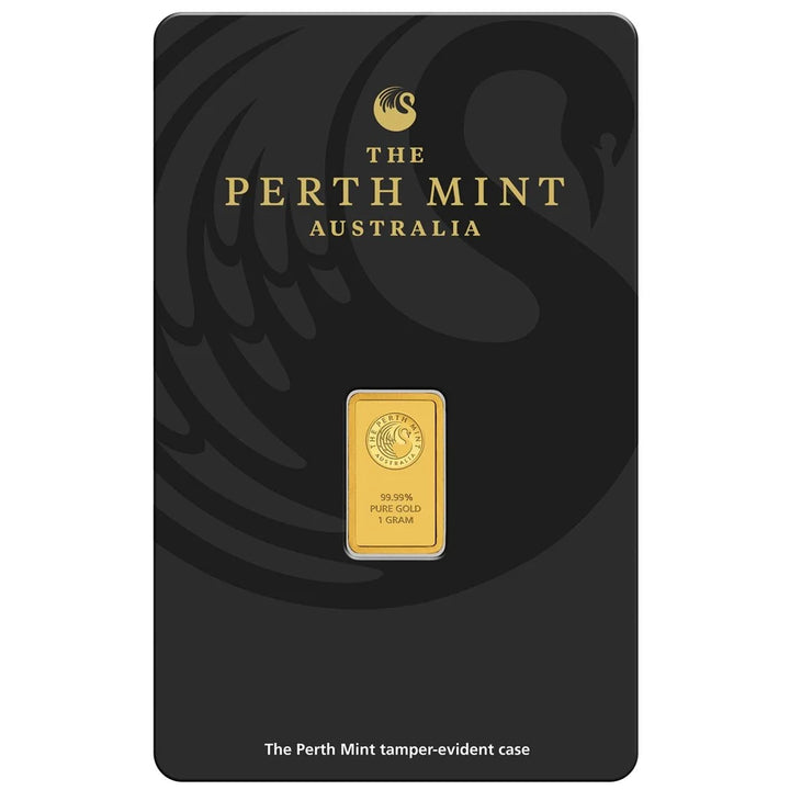 Perth Mint 1g Minted Gold Bar – 99.99% Pure Gold