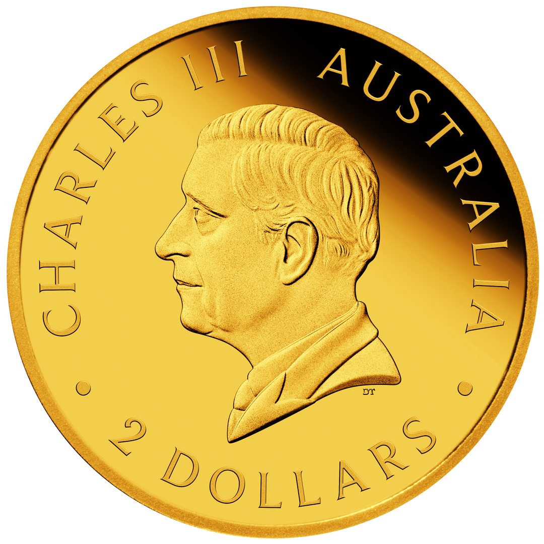 Australia Kangaroo 2026 $2 Mini Roo 0.5g Gold Proof Coin in Card
