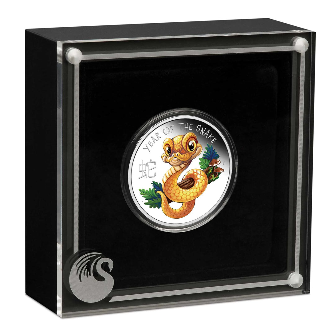 2025 Baby Snake 1/2oz Silver Proof Coloured Coin | Perth Mint
