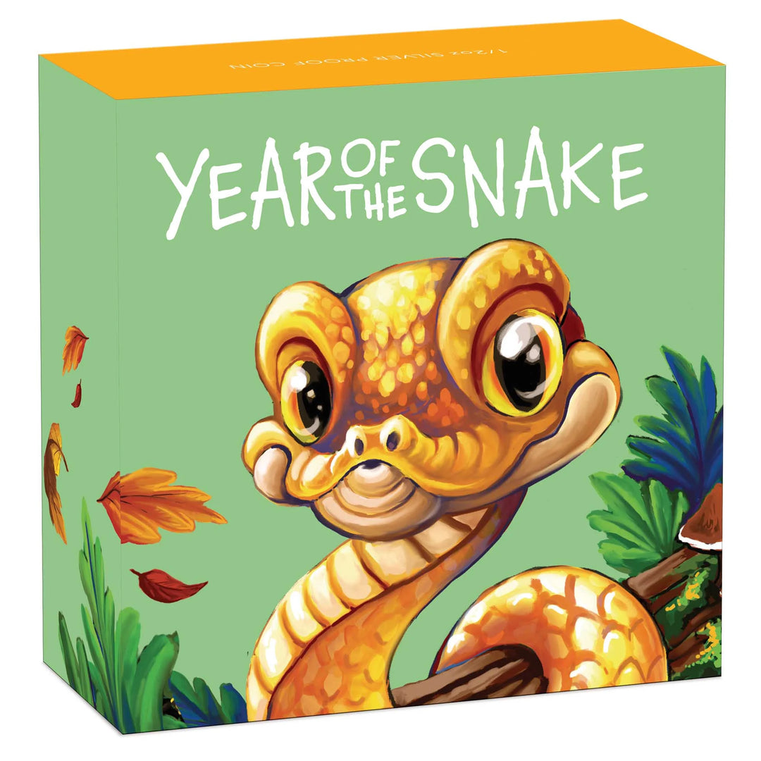 2025 Baby Snake 1/2oz Silver Proof Coloured Coin | Perth Mint