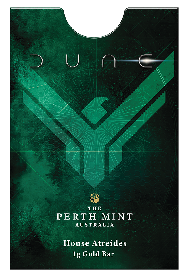 Dune™ – House Atreides 2026 1g Gold Minted Bar