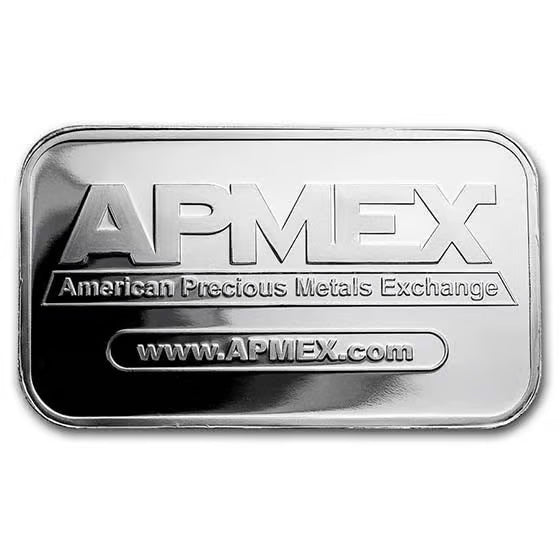 APMEX 1oz .999 Fine Silver Bullion Bar
