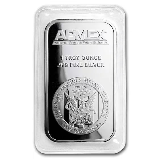 APMEX 1oz .999 Fine Silver Bullion Bar