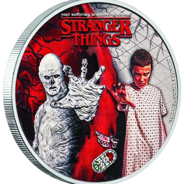 Stranger Things - Eleven &amp; Vecna 2026 50c Colour 1/2oz Silver Uncirculated Coin