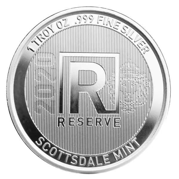 Scottsdale Mint Reserve 1oz Silver Bullion Round