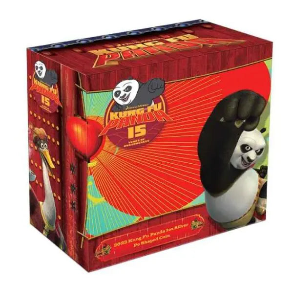 2023 Kung Fu Panda 1oz Silver Po Shaped Coin