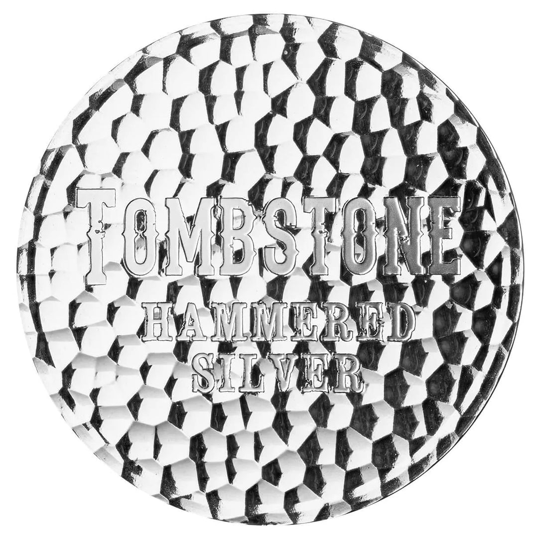 Scottsdale Mint Tombstone Hammered 1oz Silver Round – .999 Fine Silver