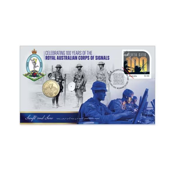 2025 $1 Centenary of the Royal Australian Corp of Signals PNC