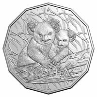 2025 50c Koala Series UNC Carded Coin