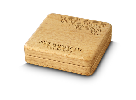 2025 MALTA MALTESE OX 5 EURO 1 OZ SILVER BU