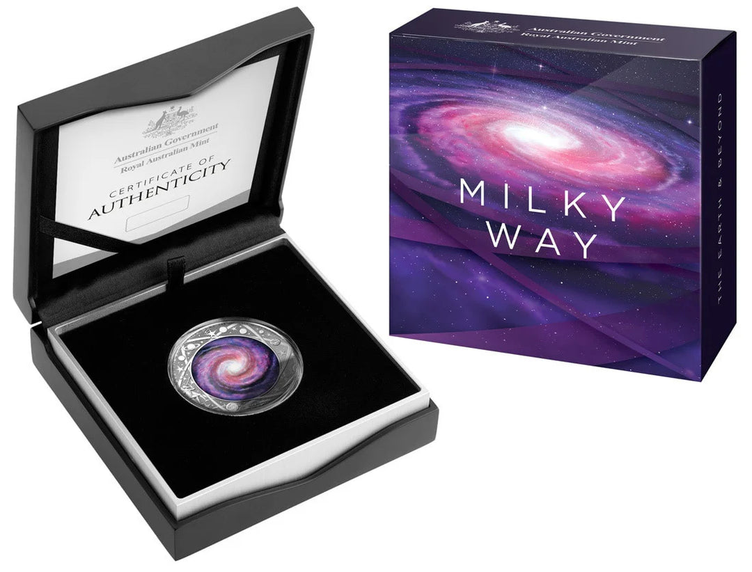 2021 Earth & Beyond Series – Milky Way $5 Domed Silver Proof Coin