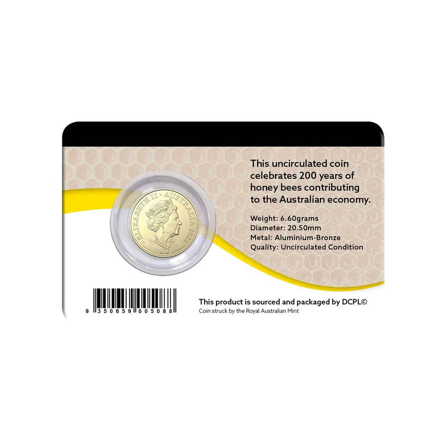 2022 $2 Honey Bee Coloured Aluminium Bronze Coin Pack