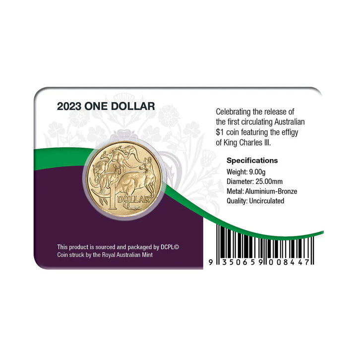 2023 $1 King Charles III Aluminium Bronze Uncirculated Coin Pack