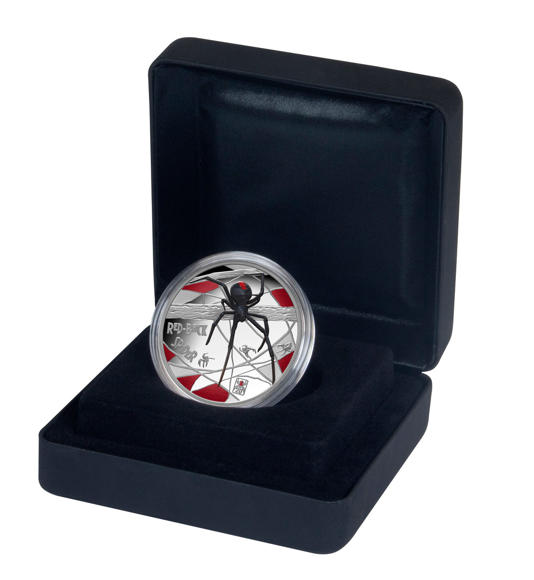 2026 Deadly &amp; Dangerous Red-back Spider 20th Anniversary Privymark 1oz Silver Proof Coin