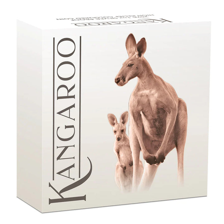 Australia Kangaroo 2026 $1 1oz Silver Proof High Relief Coloured Coin