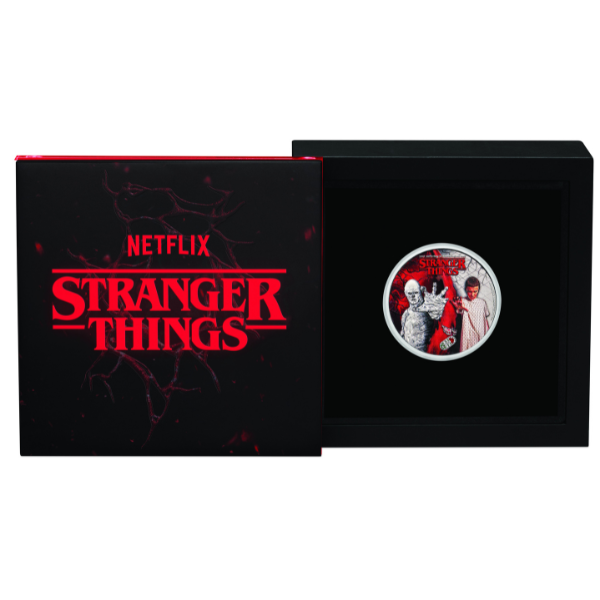 Stranger Things - Eleven &amp; Vecna 2026 50c Colour 1/2oz Silver Uncirculated Coin