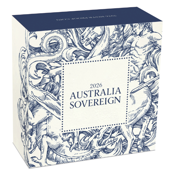 Australia 2026 Silver Sovereign Proof Coin – Centenary of the Birth of Elizabeth II