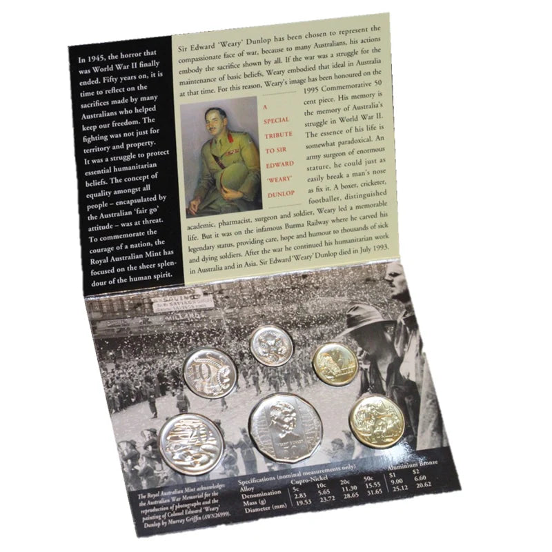 1995 Mint Set - End Of WWII 50th Anniversary