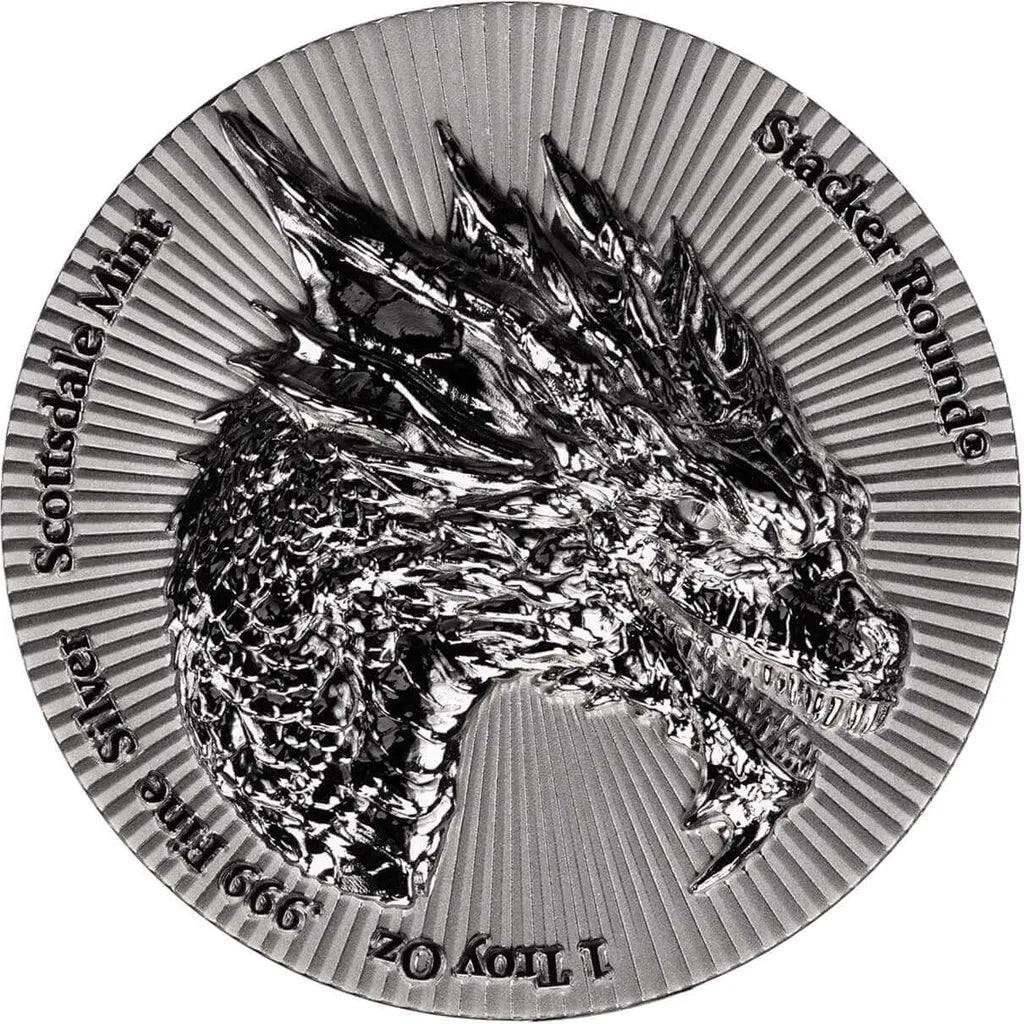 Scottsdale Dragon Stacker 1oz Silver