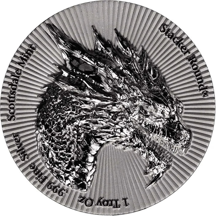 Scottsdale Dragon Stacker 1oz Silver