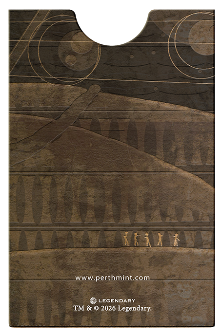 Dune 1g Gold Coloured Minted Bar