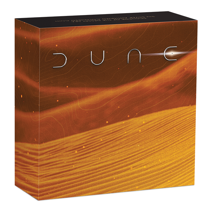 Dune: Scourge of the Desert Sea 2026 2oz Silver Antiqued Coloured Coin