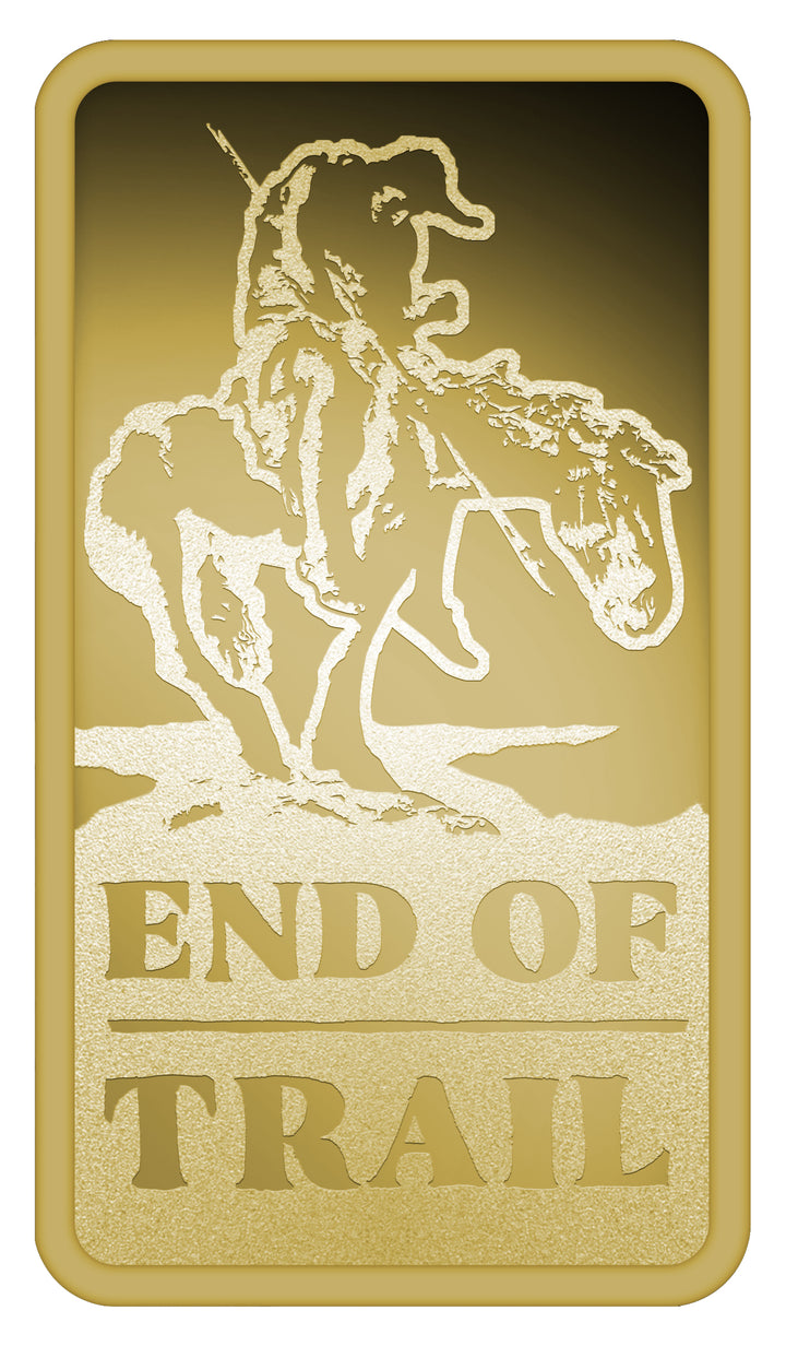 2026 Liberia End of Trail 1/200oz Gold Proof-Like Coin
