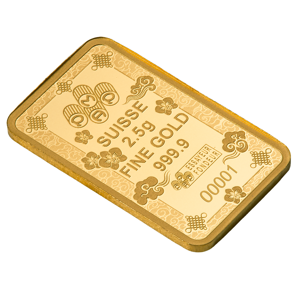 2.5g Gold Bar – PAMP Suisse Lucky Cat | .9999 Fine Gold