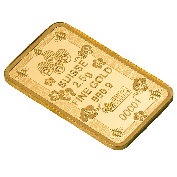 2.5g Gold Bar – PAMP Suisse Lucky Cat | .9999 Fine Gold