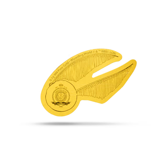 Golden Snitch 0.1g Gold Coin 2026 $1 Niue – Harry Potter 25th Anniversary