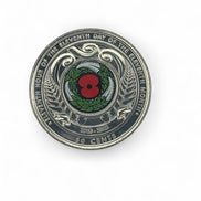 2018 New Zealand Armistice Day Red Poppy 50 Cent Coin – WWI Remembrance Uncirculated