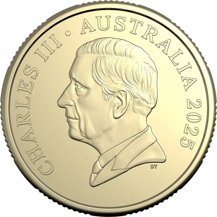 2025 $1 Coloured Uncirculated Coin – Bluey Christmas