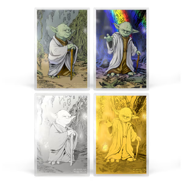 Star Wars Master Yoda 2026 5g Silver Foil Blind Box