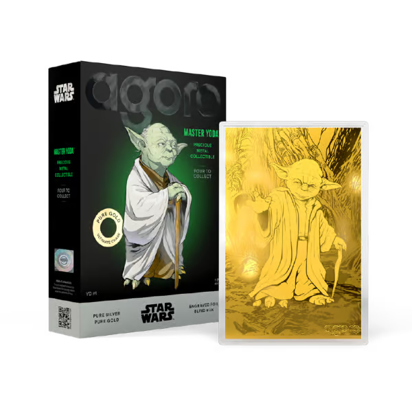 Star Wars Master Yoda 2026 5g Silver Foil Blind Box