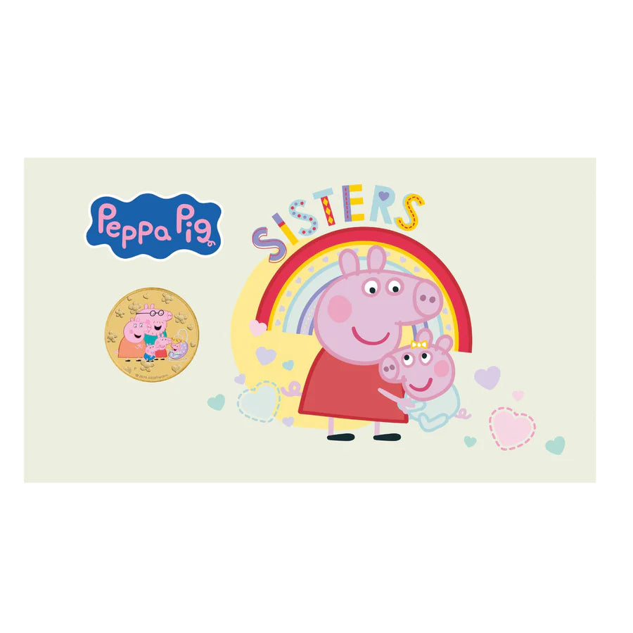 2026 Peppa Pig $1 Stamp &amp; Coin Cover