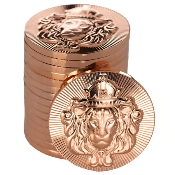 Scottsdale Mint Lion Stacker 1oz Copper Round (1 AVDP oz .999 Fine Copper)