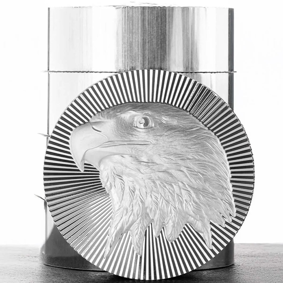 Scottsdale Mint 5oz Silver Eagle Stacker Bullion Round – .999 Fine Silver