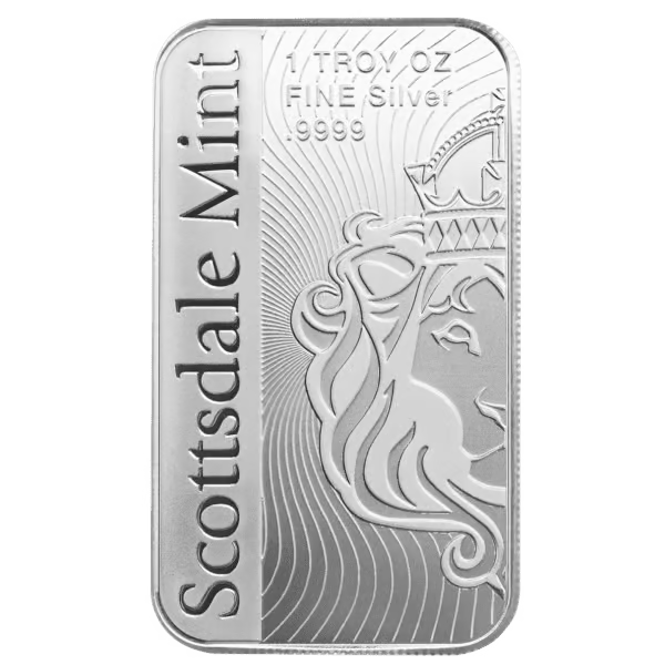 Scottsdale Mint “The Vortex” 1oz Silver Bullion Bar