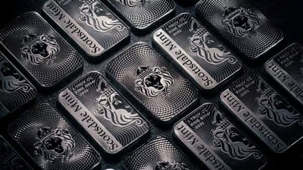 Scottsdale Mint “The Vortex” 1oz Silver Bullion Bar