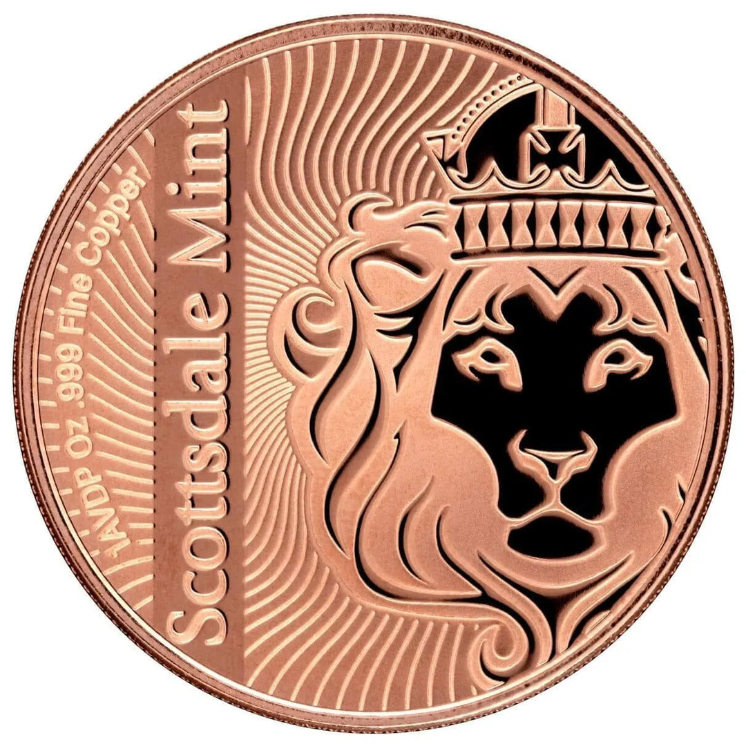 Scottsdale Mint Vortex 1oz .999 Copper Round