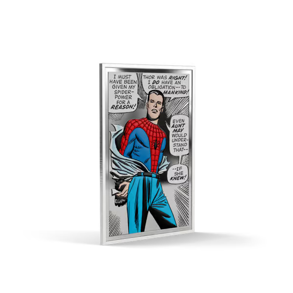 Spider-Man: The Power | The Duty | The Choice – 2026 $2 Niue 1oz Proof Silver Coin