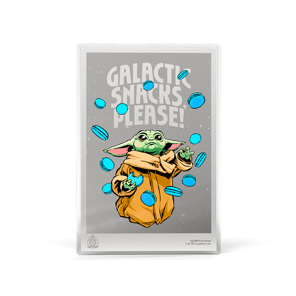 2026 Grogu “Wanted” 5g Silver Foil – The Mandalorian™