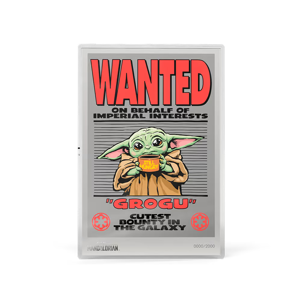 2026 Grogu “Wanted” 5g Silver Foil – The Mandalorian™