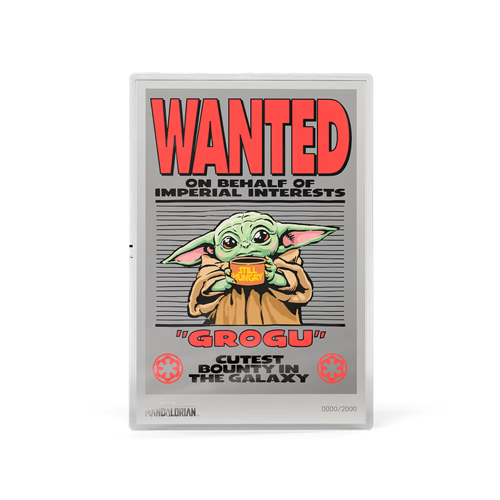 2026 Grogu “Wanted” 5g Silver Foil – The Mandalorian™