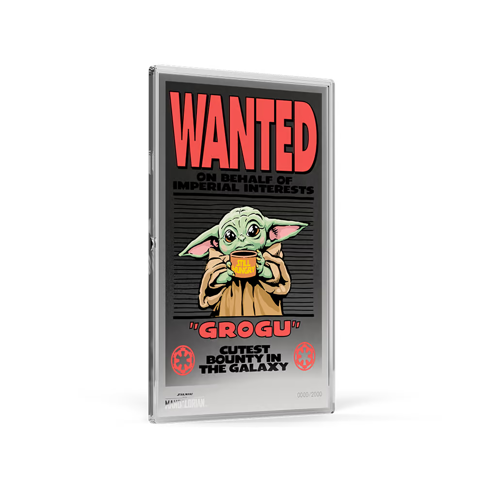 2026 Grogu “Wanted” 5g Silver Foil – The Mandalorian™