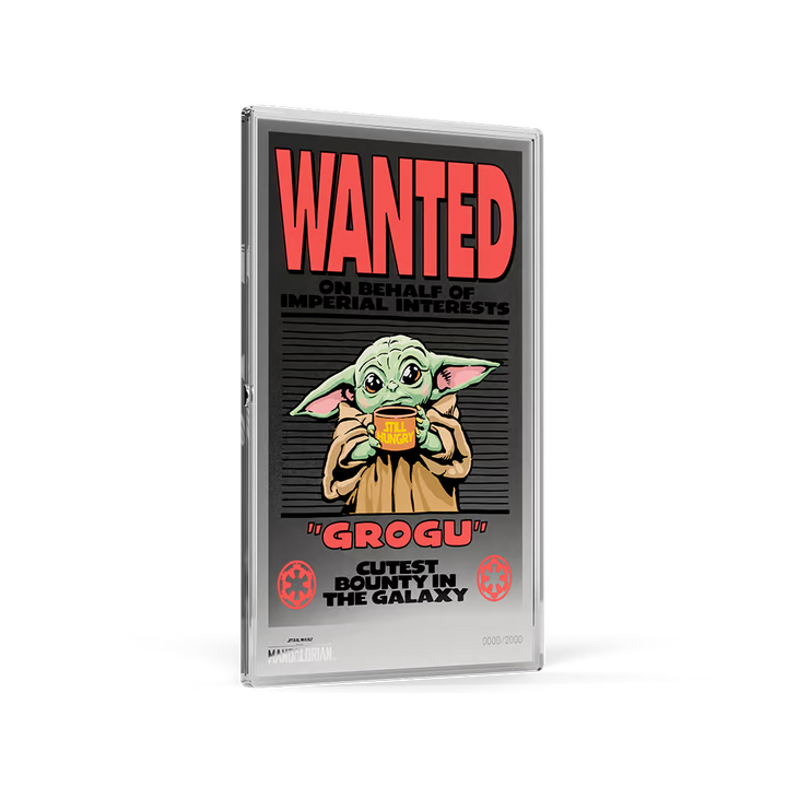 2026 Grogu “Wanted” 5g Silver Foil – The Mandalorian™