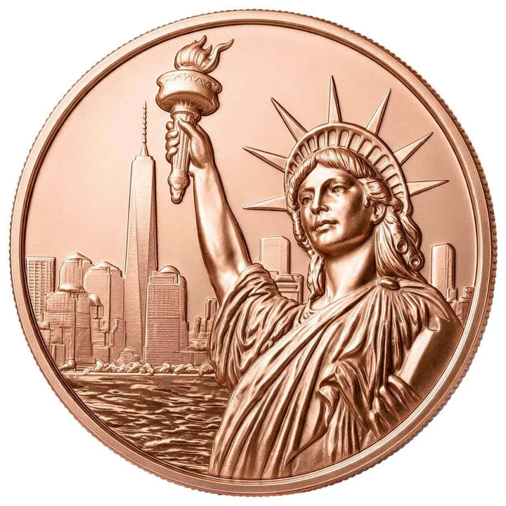 Scottsdale Mint Statue of Liberty 1oz .999 Copper Round