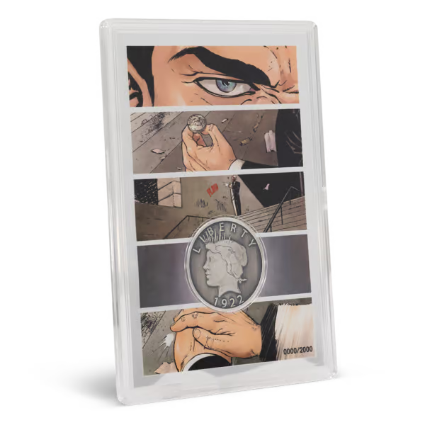 Two-Face Coin 1/2oz Silver Coin &amp; 5g Silver Foil Set