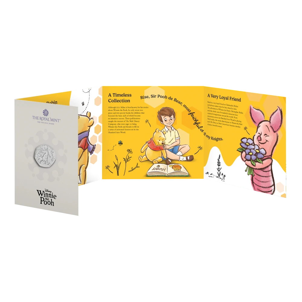 100 Years of Winnie the Pooh – Loyalty 2026 UK 50p Brilliant Uncirculated Coin